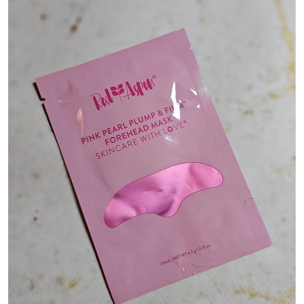 Red Aspen Pink Pearl Plump & Firm Forehead Mask | Single-Use | Dry Sheet Mask